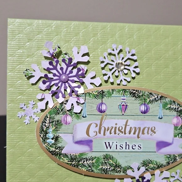 Handmade Christmas Card. - Picture 2 of 3
